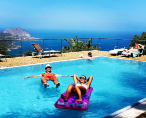 cefalù nest pool house terrace sea view Cefalù